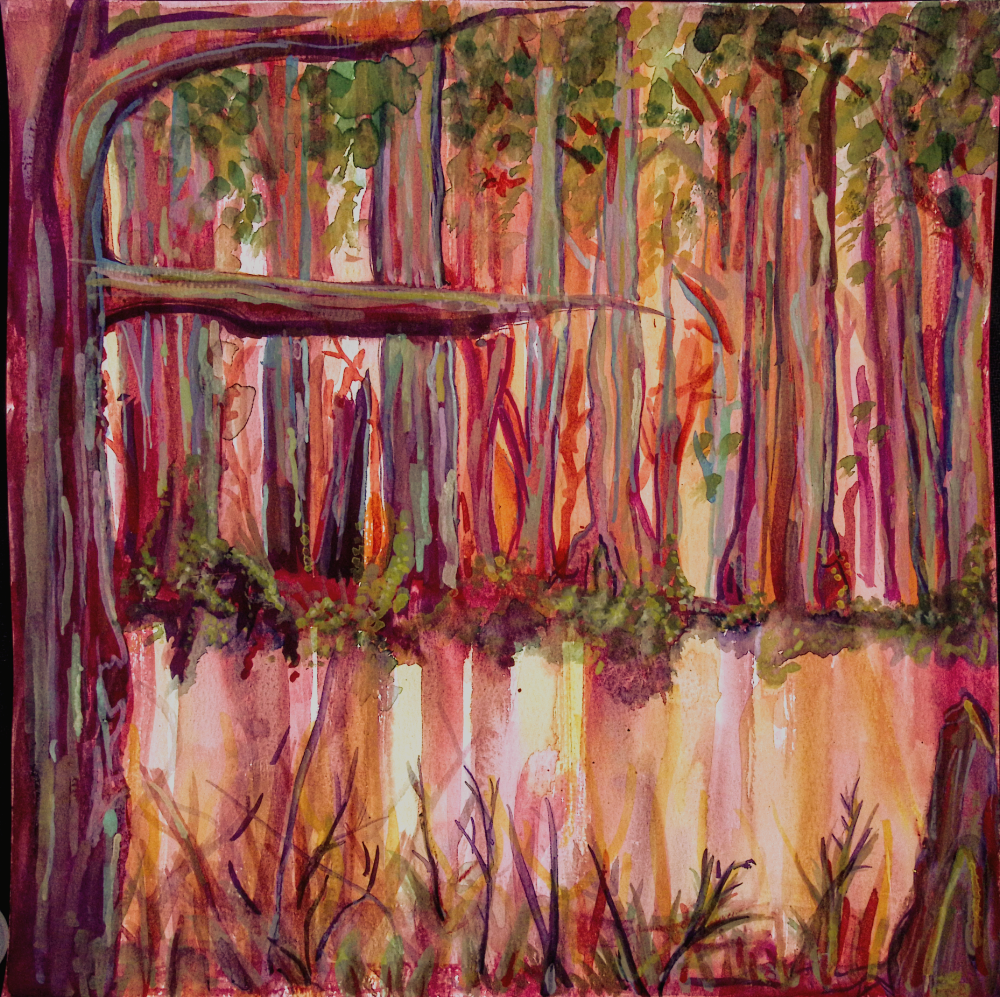Under The Paperbark Original Painting