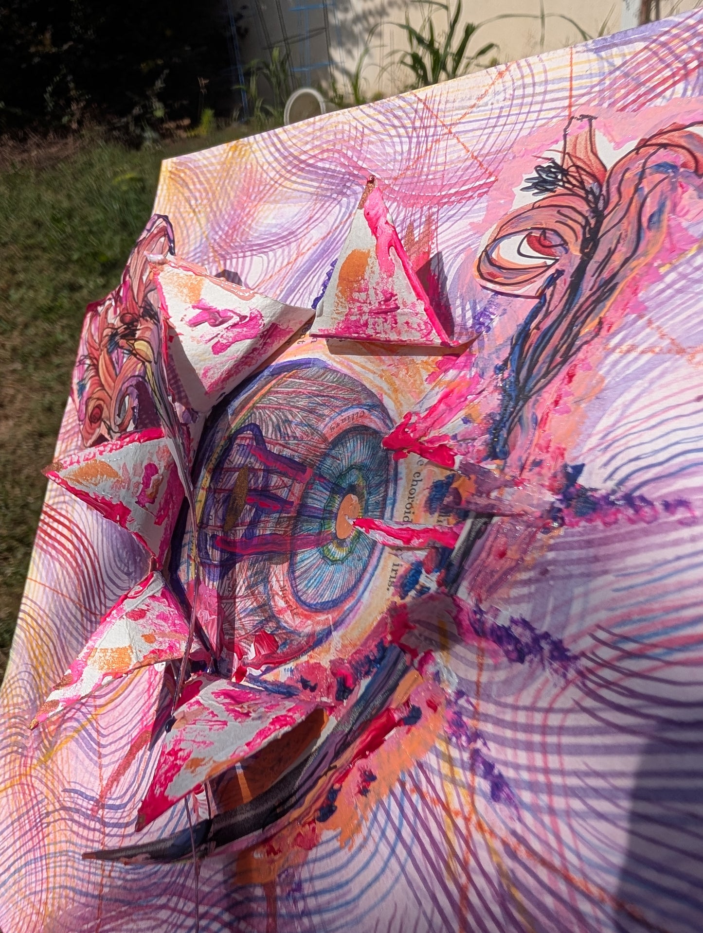 Transdimensional Visions Sculptural Collage