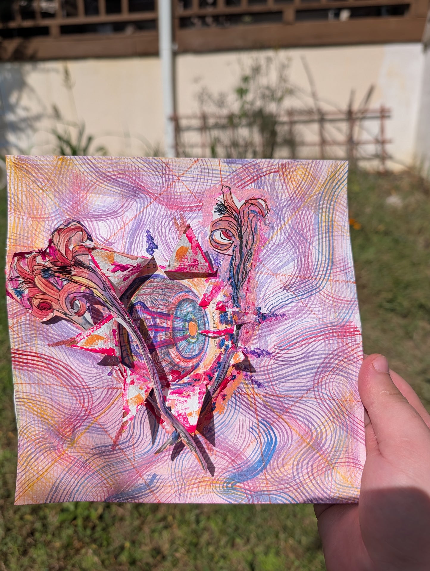 Transdimensional Visions Sculptural Collage