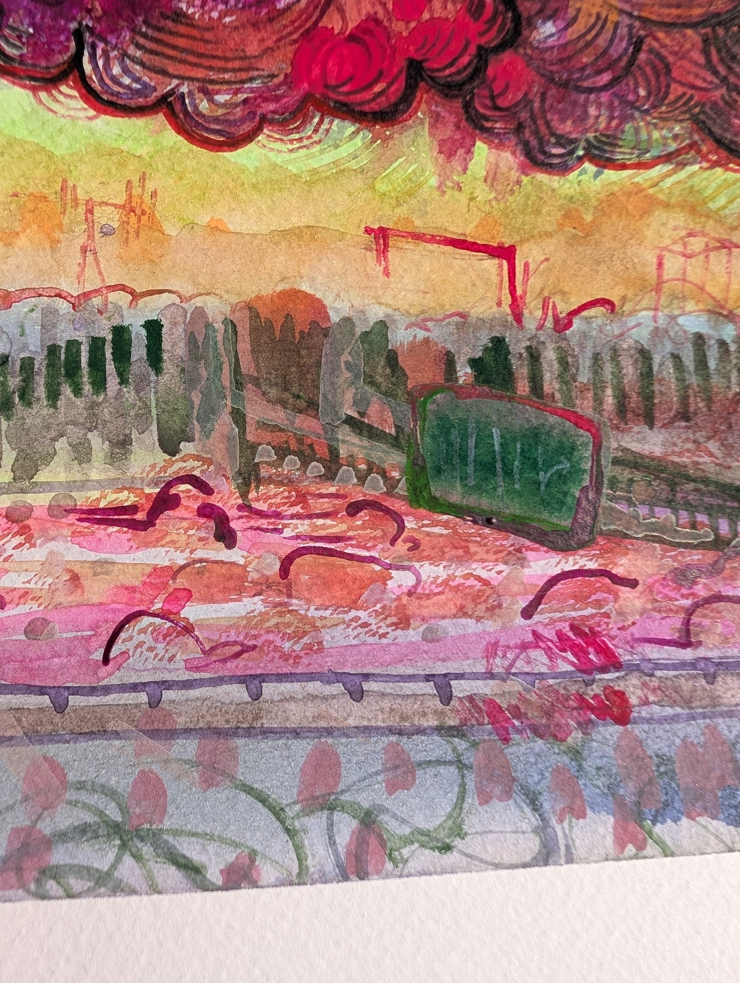 Winter Sunset Over I-95