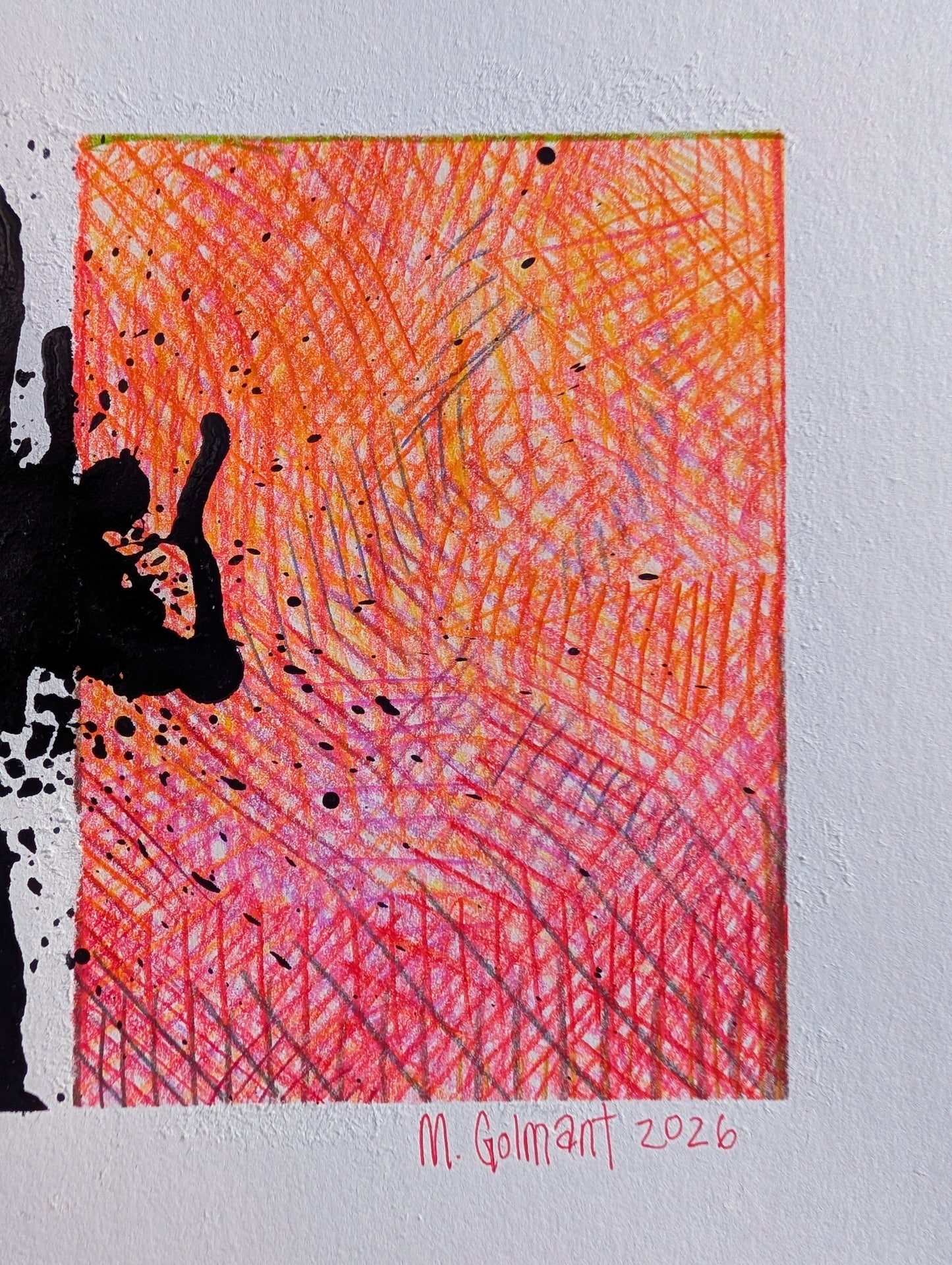 Through/Between Original Illustration