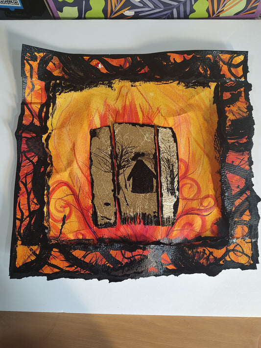 ORIGINAL PAINTING Briars and Flames