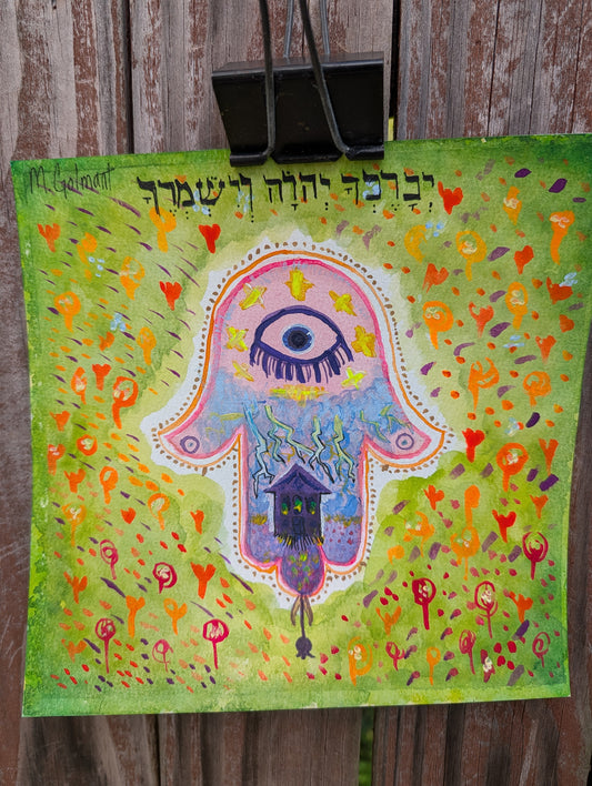 Original Painting, Bless You And Keep You