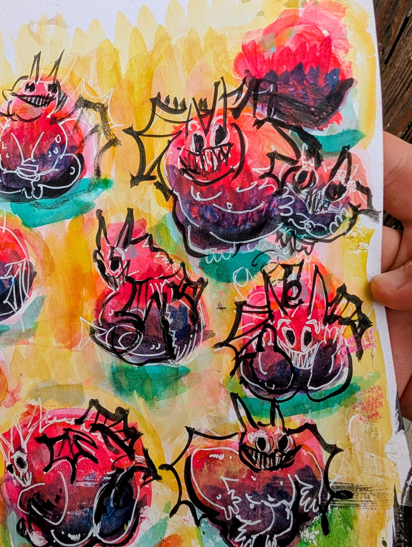 Blood Imp Original Sketch Page