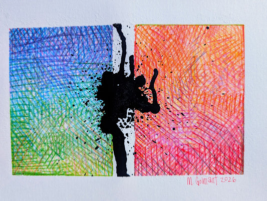 Through/Between Original Illustration