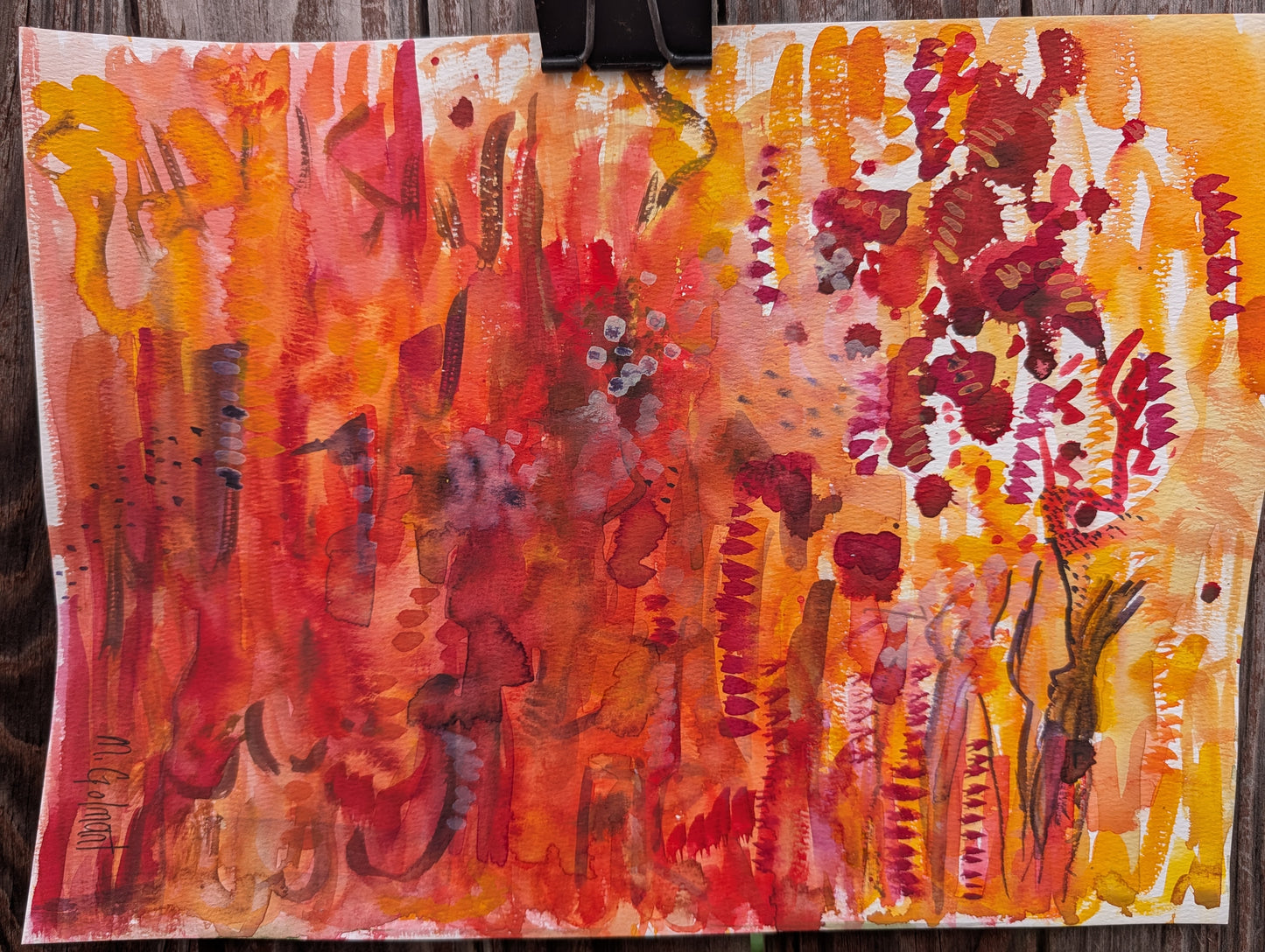Original Painting, Ill At Ease