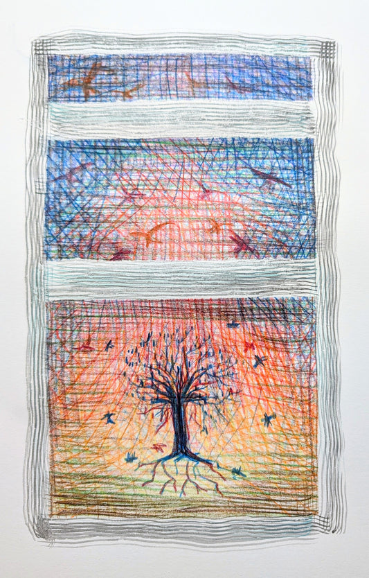 January, 4:30 p.m. Original Illustration