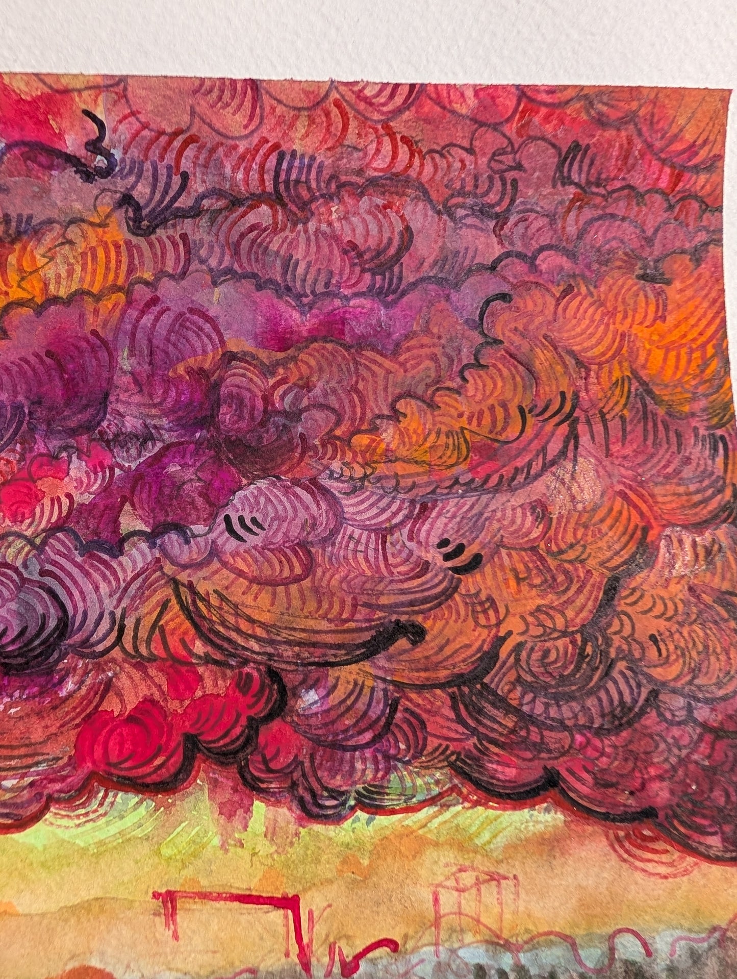 Winter Sunset Over I-95