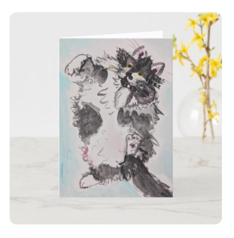 Belly Up! Greeting Card