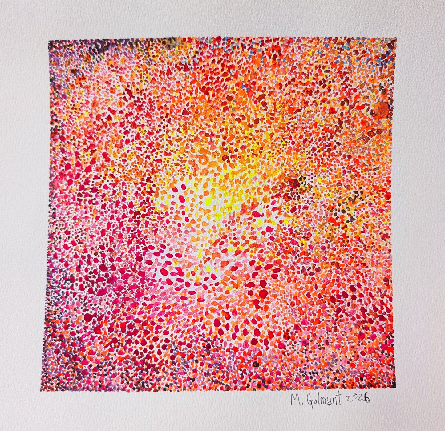 Sour Straw Nebula Original Painting