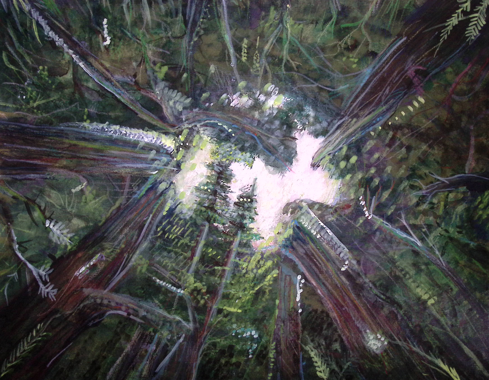 ORIGINAL PAINTING From The Forest Floor