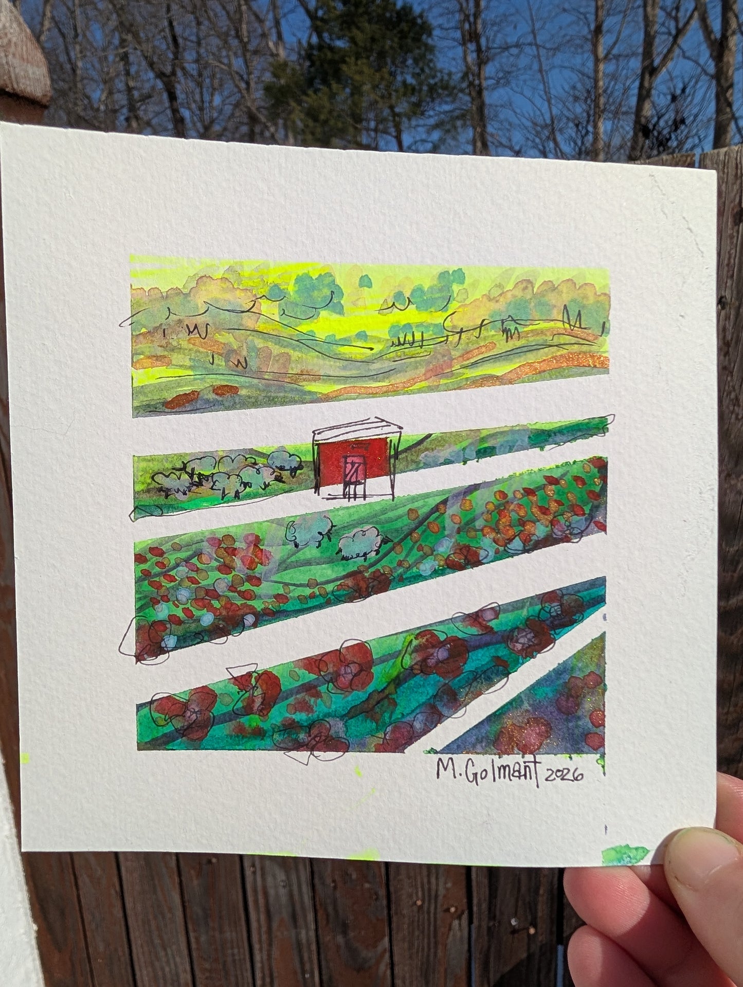 Pastoral Visions Original Painting