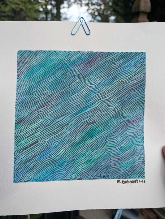 Distant Waters original painting