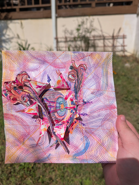 Transdimensional Visions Sculptural Collage