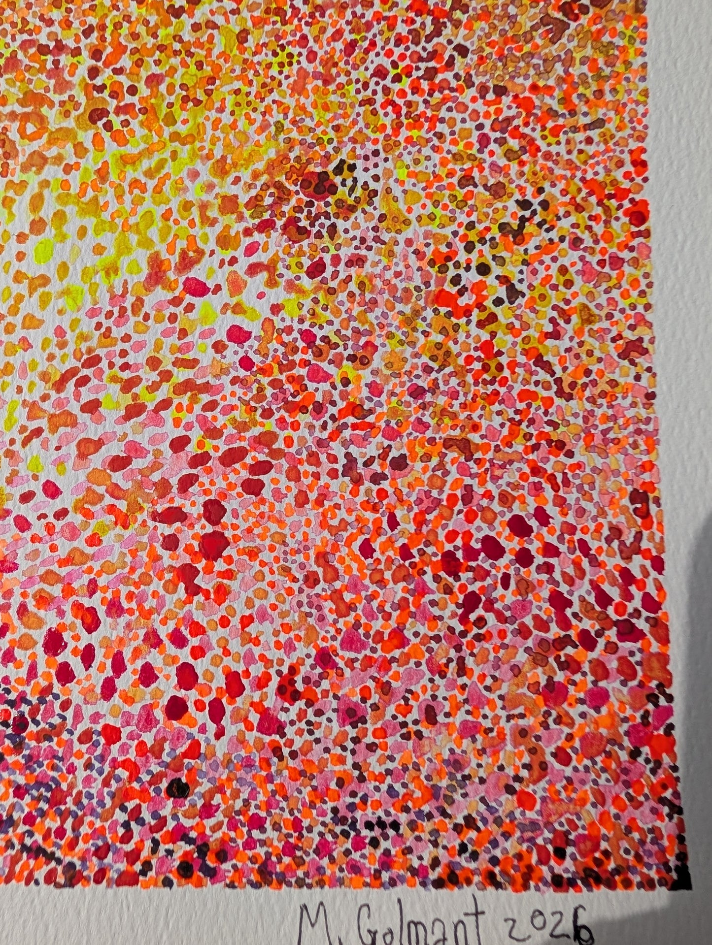 Sour Straw Nebula Original Painting