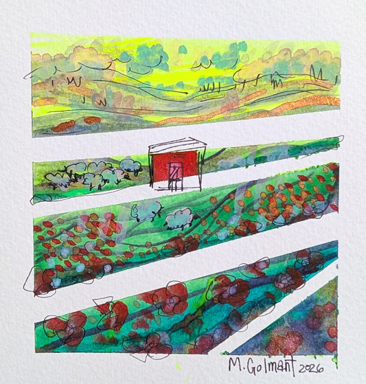 Pastoral Visions Original Painting