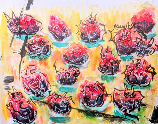 Blood Imp Original Sketch Page