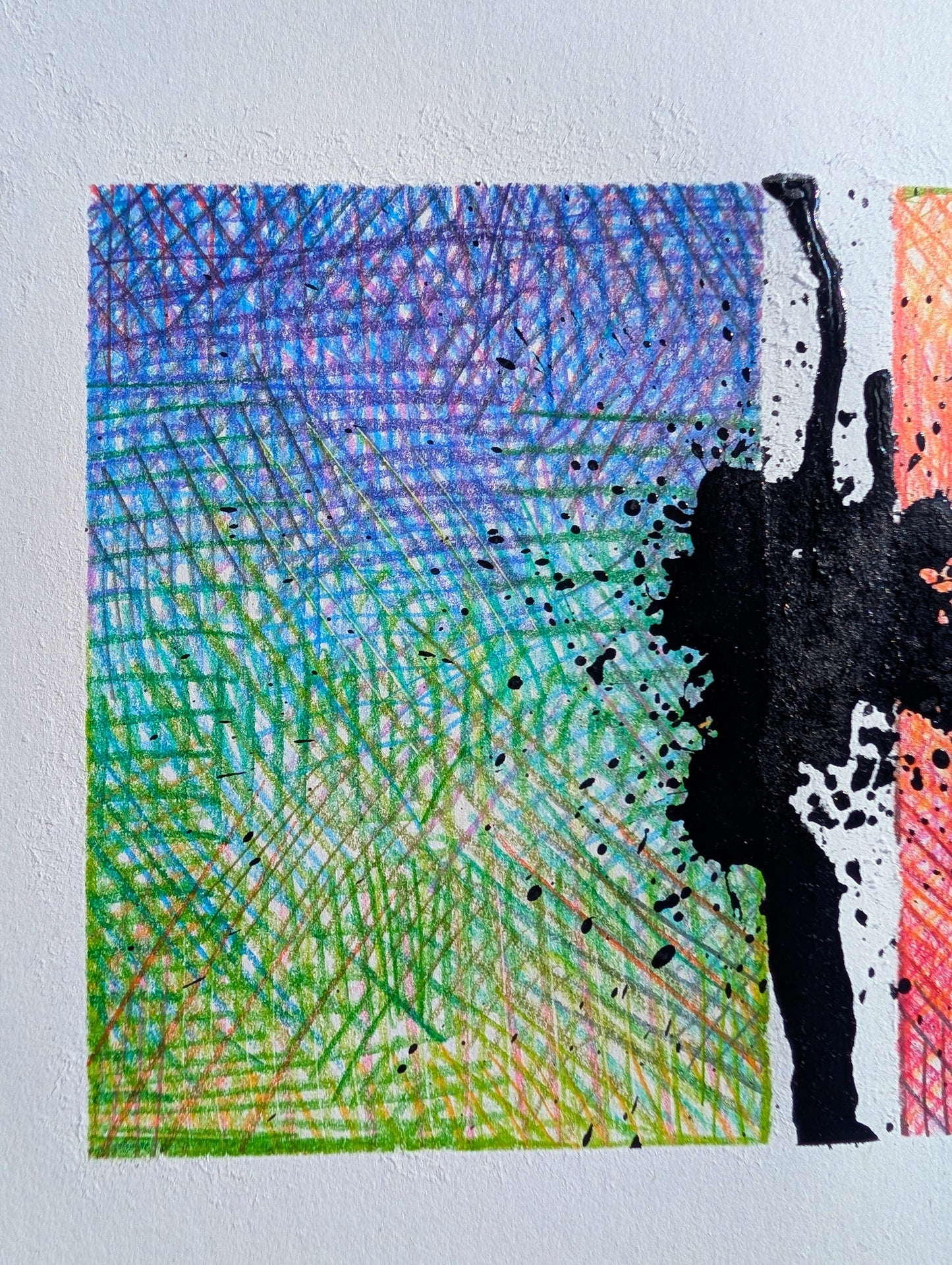 Through/Between Original Illustration