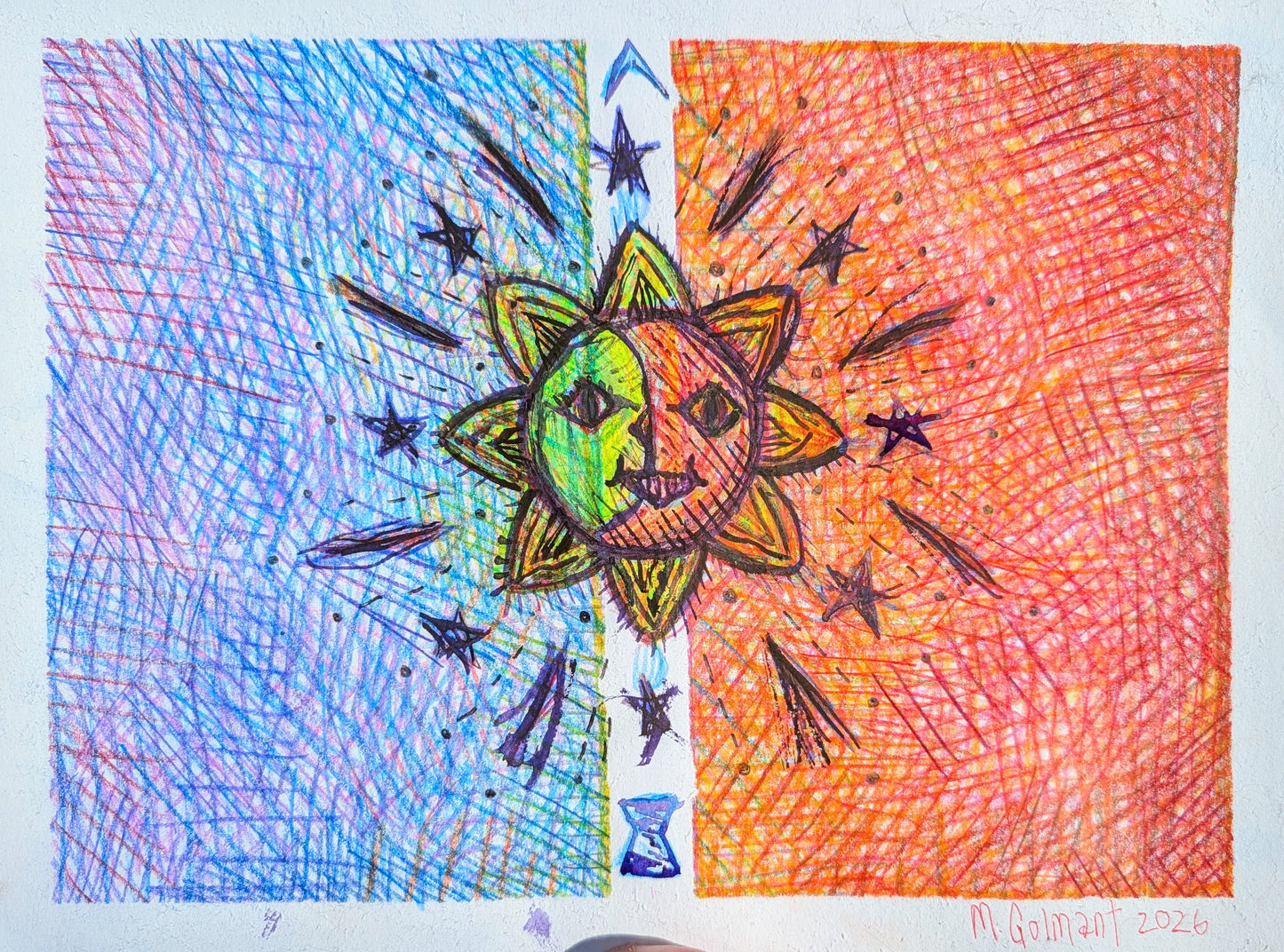 Wise Guy I Original Illustration